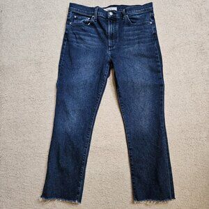 Frank & Eileen Cork Straight Leg Jeans Raw Hem 31 from 2023 Blue Denim Stretch